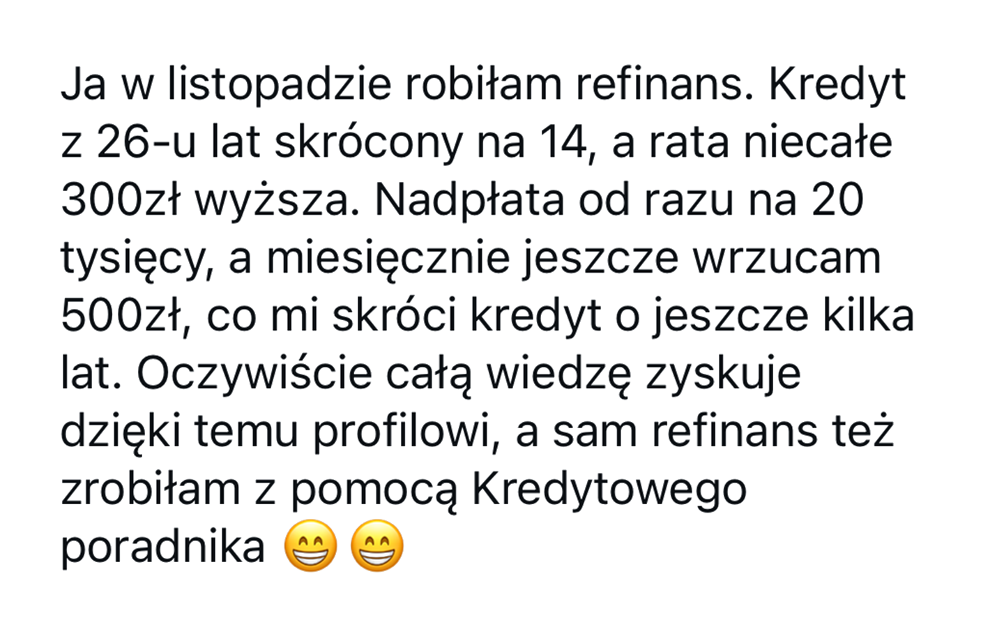 Opinia o kalkulatorze9